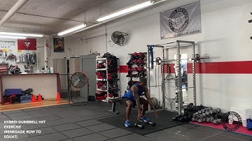 Renegade Row to Squat