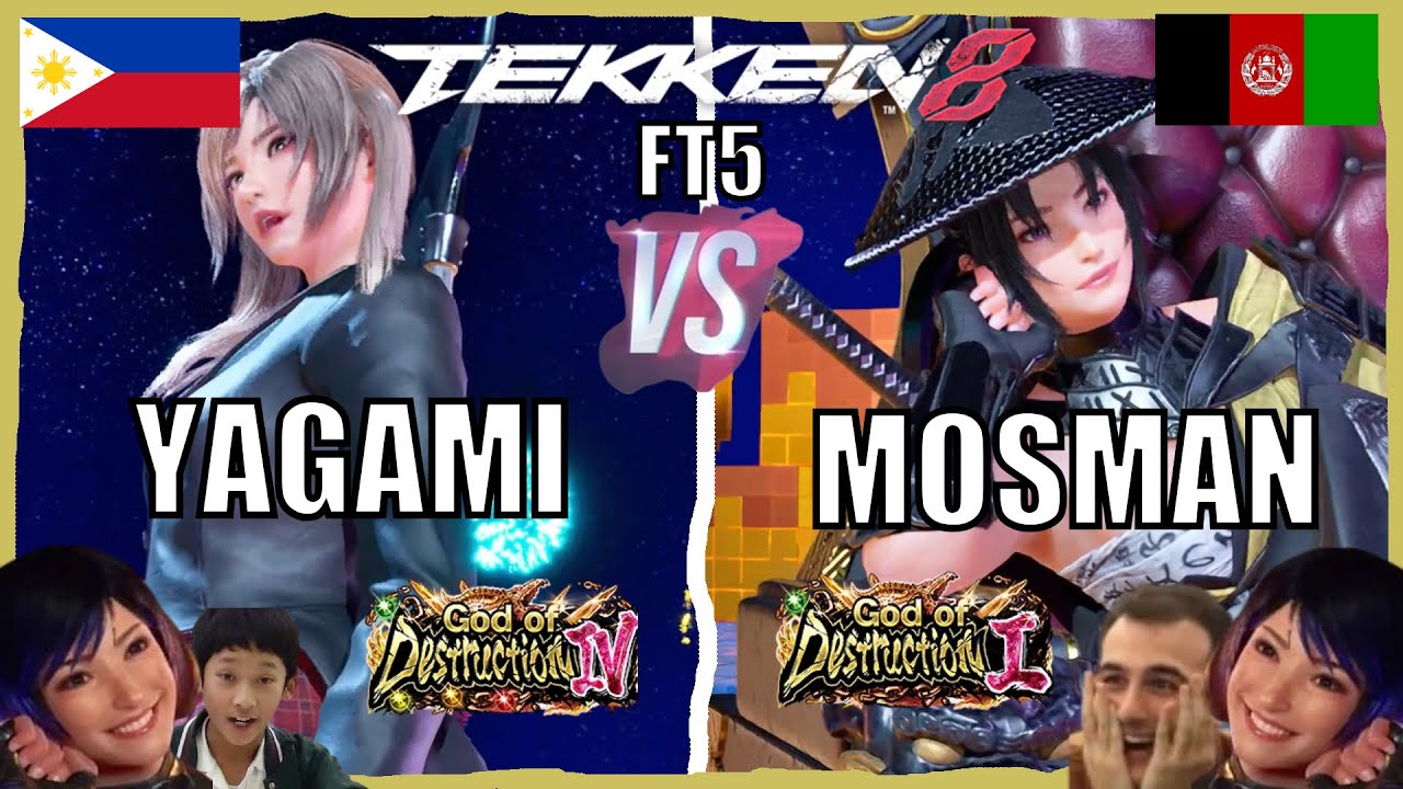 T8 🔥 YAGAMI (Low Ranked Reina) vs MOSMAN (#1 Reina OCE) 🔥 Tekken 8 Noob Gameplay