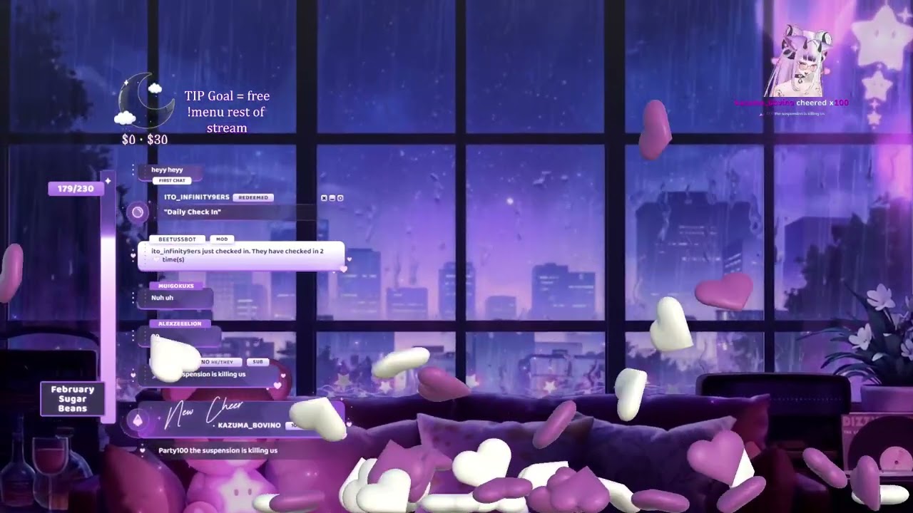 3DIO ASMR💜 || NEW MODEL ~ I miss you guys! Menu is open ~ Come relax & unwind  || !tip !tingle  !