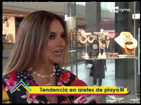 Tendencia en aretes de playa