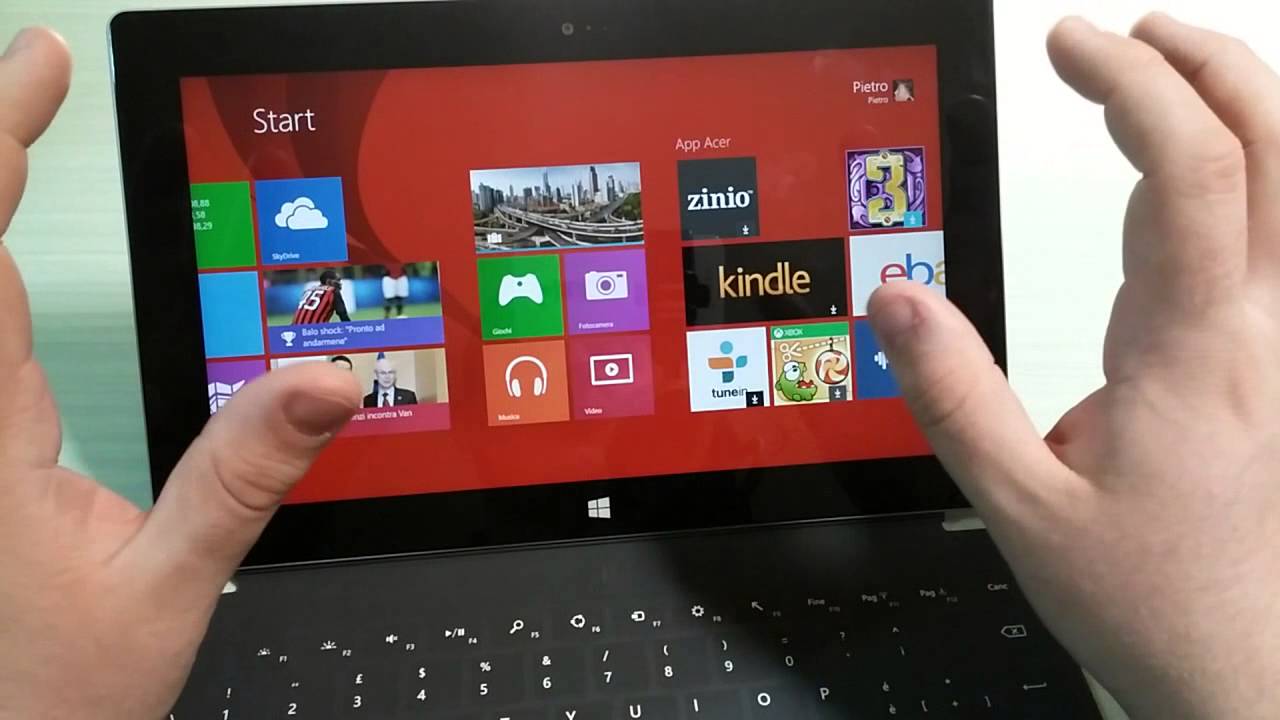 Microsoft Surface 2 RT ITA, la nostra video recensione completa - YouTube