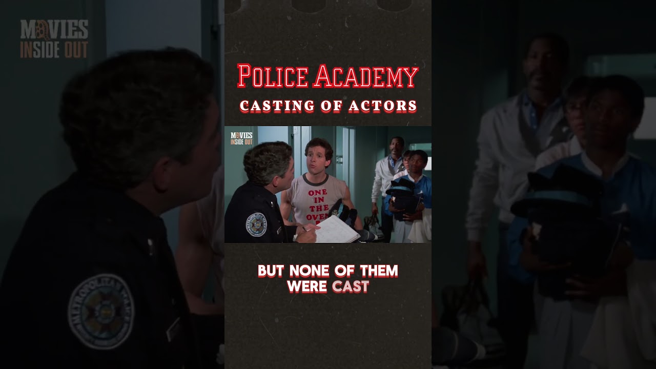 How Police Academy Was Filmed | Casting #moviesinsideout #policeacademy  #shorts - YouTube, image size:1280x720