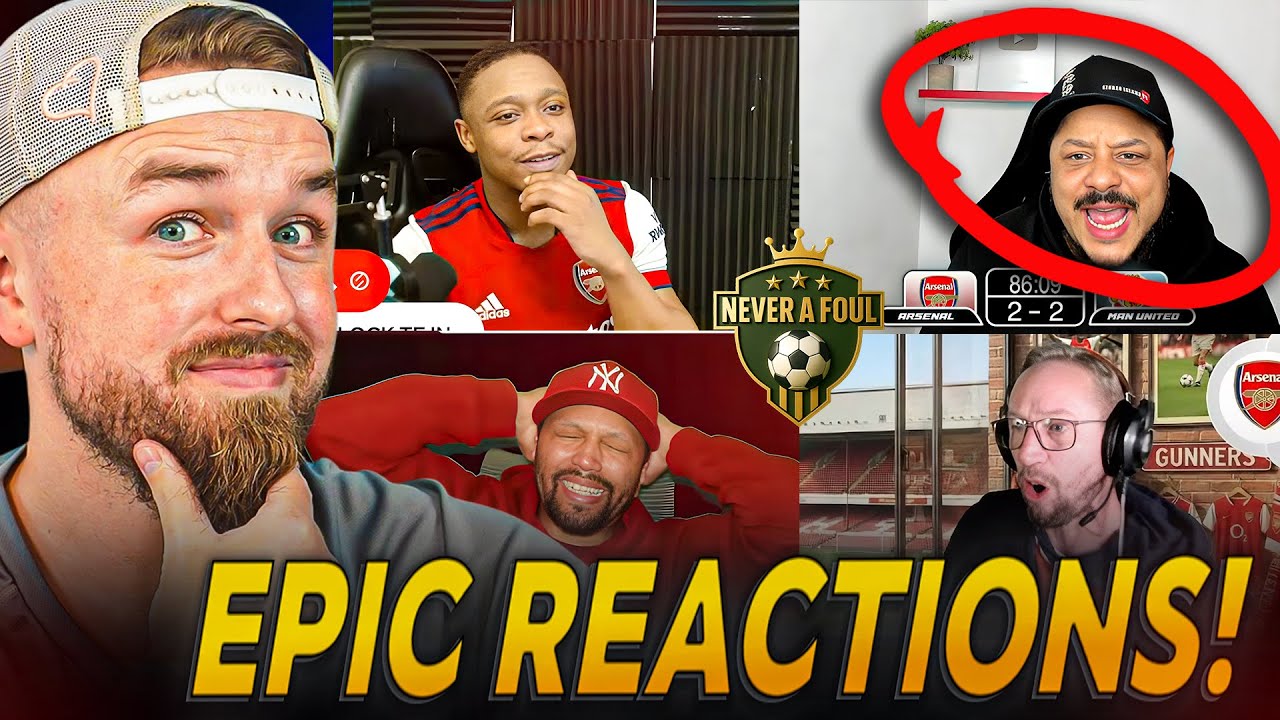 Reacting To ARSENAL TEARS! 😭 Arsenal 2-3 Man Utd