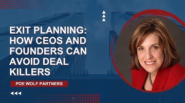Exit Planning: How CEOs and Founders Can Avoid Deal Killers | Renita Wolf