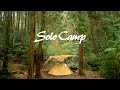 【ソロキャンプ】フランス軍パップテント、森の中で 薪ストーブピザ、DDタープ