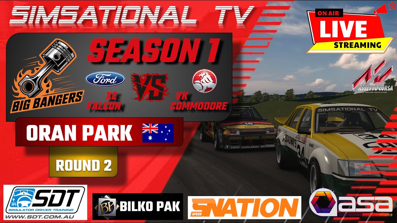 SIMSATIONAL ESPORTS - BIG BANGERS - R2 - ORAN PARK