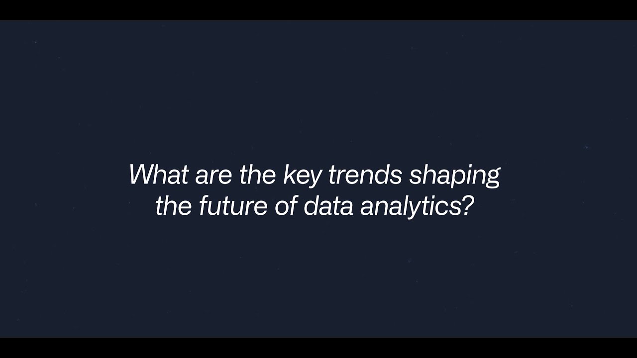 Data Analytics for Business Professionals – Key trends shaping the ...