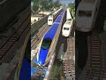 3 High-Speed ​​Trains Cross Damaged Bridge #highspeedtrain #train