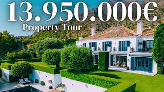 Touring a 13.950.000€ Mega Home / 2 Pools / Massive Spa   Gym / Private Cinema & more (Marbella)