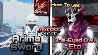 Roblox-Diverse Piece Arima Sword Showcase How To Get Cách Lấy Kiếm Arima Yukisw