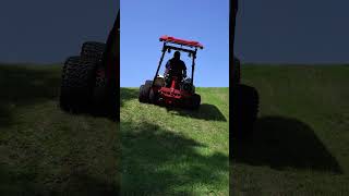 30° slopes. Total confidence.  Want to see one in action? 🚜  Email: Sales@PriceTurfCare.com  Or dro