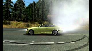 BMW E36 M3 3.2 Burrnout (Rfactor).