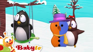 Пингвины Пим & Пимба | Снеговик ⛄​ | @BabyTVRU