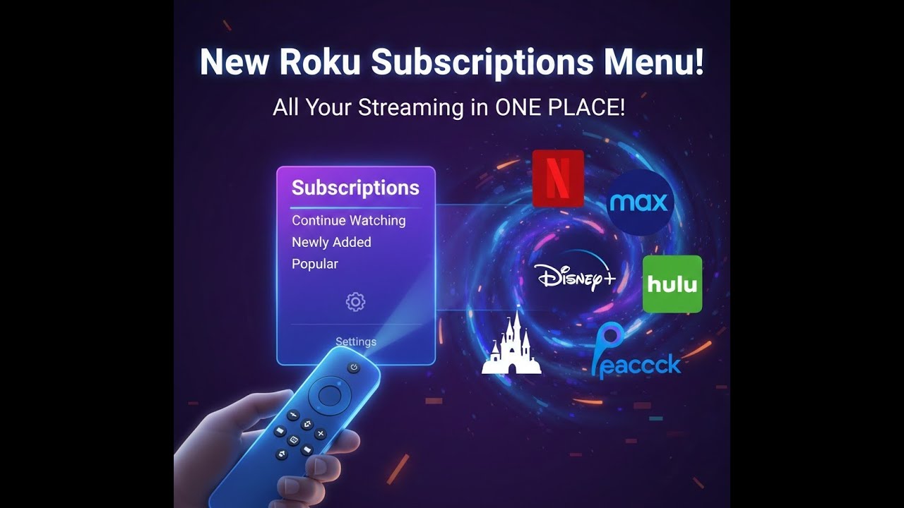 Check Roku Subscriptions New Roku Subscriptions Menu! - YouTube