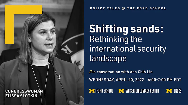 Policy Talks with Rep. Elissa Slotkin