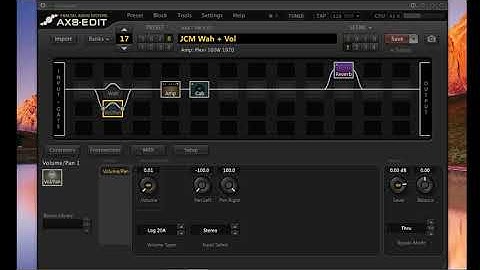 Fractal Ax8 - Wha + Volume 2in1  (only 1 Exp pedal)