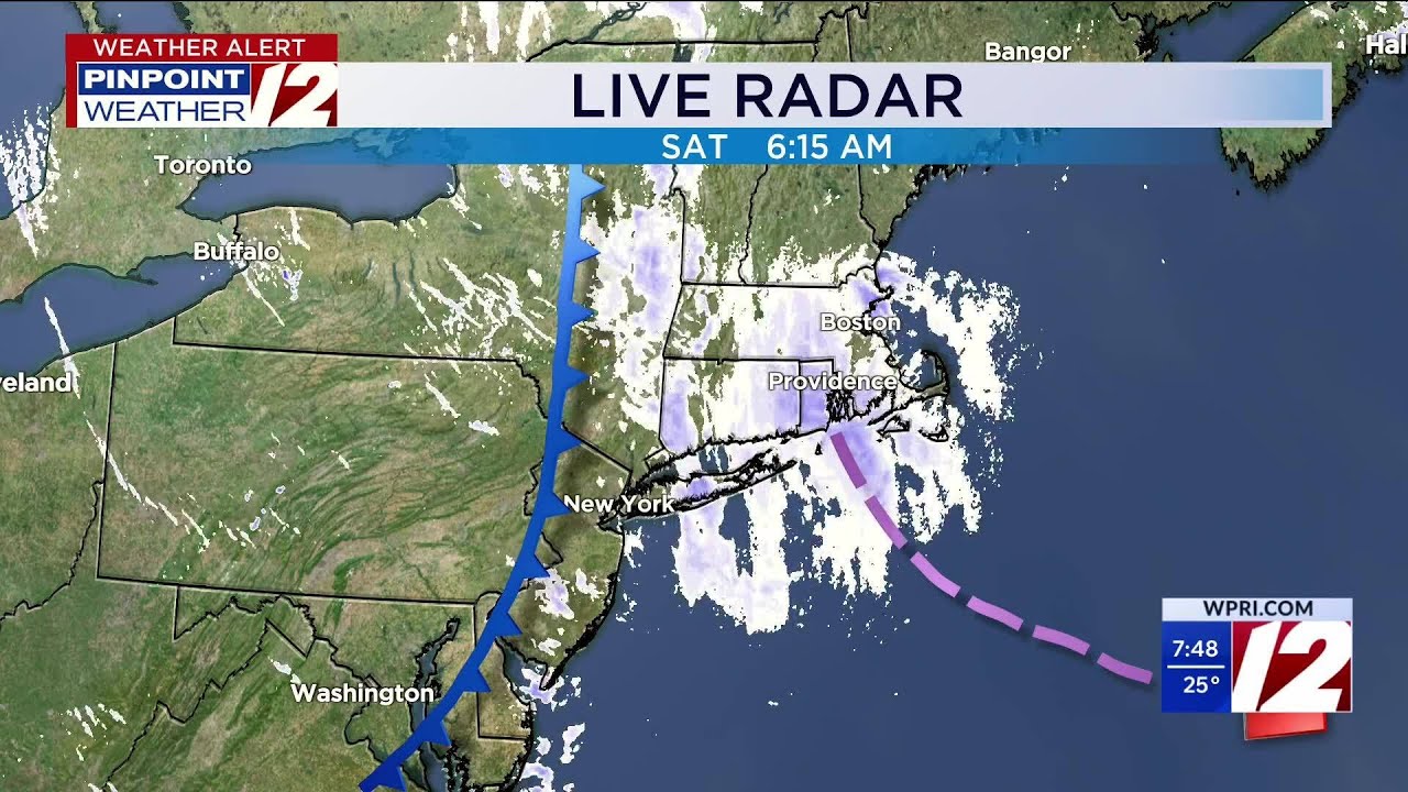 WPRI 12 Weather Forecast for 2/7/26: Snow today, wind and cold tonight ...