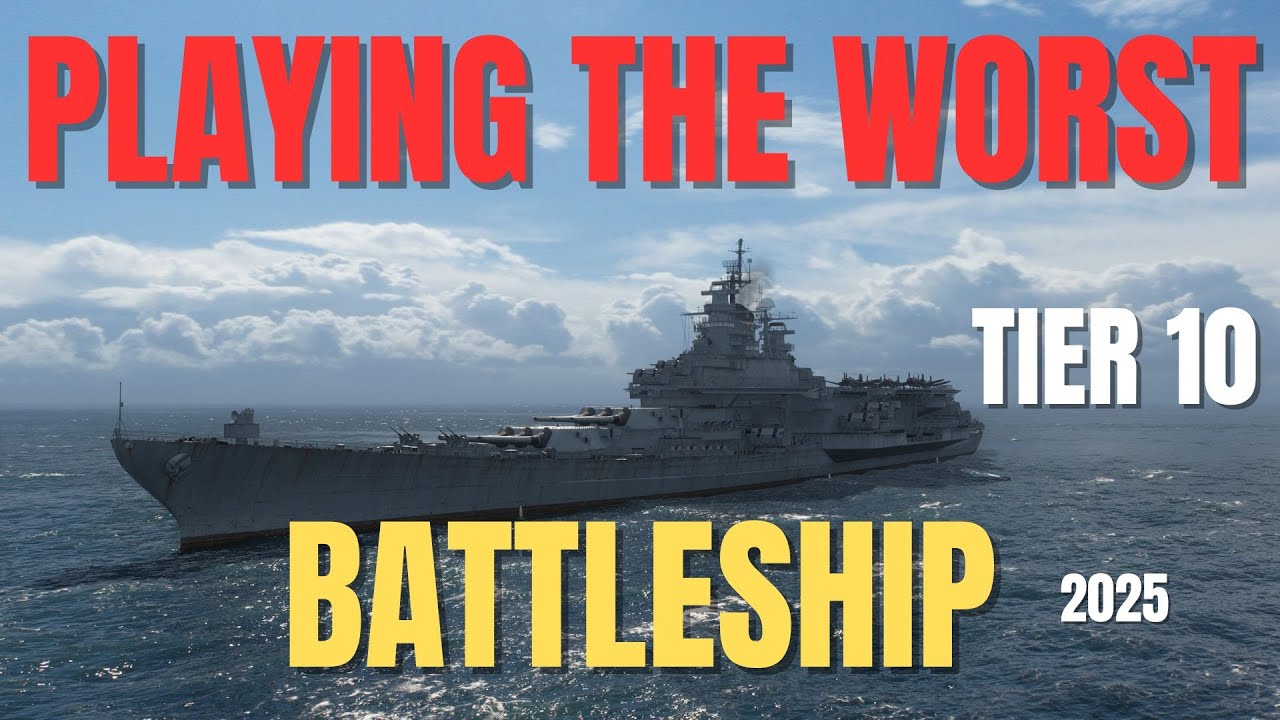 Playing The Worst Tier 10 Battleship in World of Warships WOWS 2025