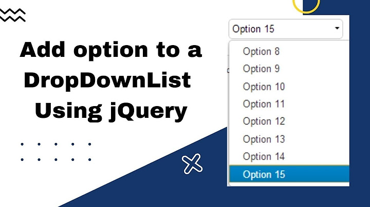 Add an option in top to select jquery năm 2024