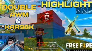 HIGHLIGHT DOUBLE AWM & KAR98K #KNIGHT DICKY#
