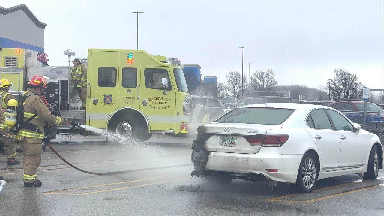 Kochville Township MI (VEHICLE FIRE) Scene 