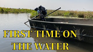 FREE Jon Boat Mud Motor Build Part 2 | Transom, Motor and Test Drive