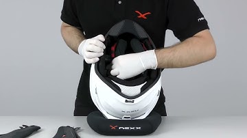 How to Remove the Lining and Cheek Pads from the NEXX X.R3R Helmet