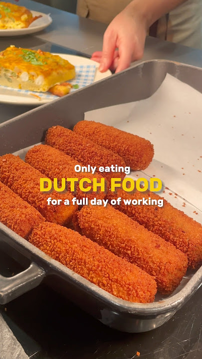 Only eating Dutch food for a full day (As an Indonesian working in Netherlands 🇳🇱)