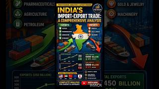 🇮🇳🔥India’s Trade Explained 🇮🇳 | Import Export Data + TrendsAll Exams🔥#IndiaImportExport