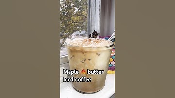 Maple 🍁 butter iced coffee (Trader joe’s) #coffee #espressolover #icedcoffee #homecafe #maple e