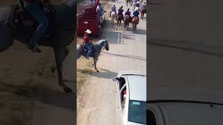 cabalgata 50 aniversario Alfredo V Bonfil campeche #mexico #dronevideo #rancho #pueblo