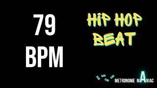 Drum loop - HIP HOP beat - 79 BPM