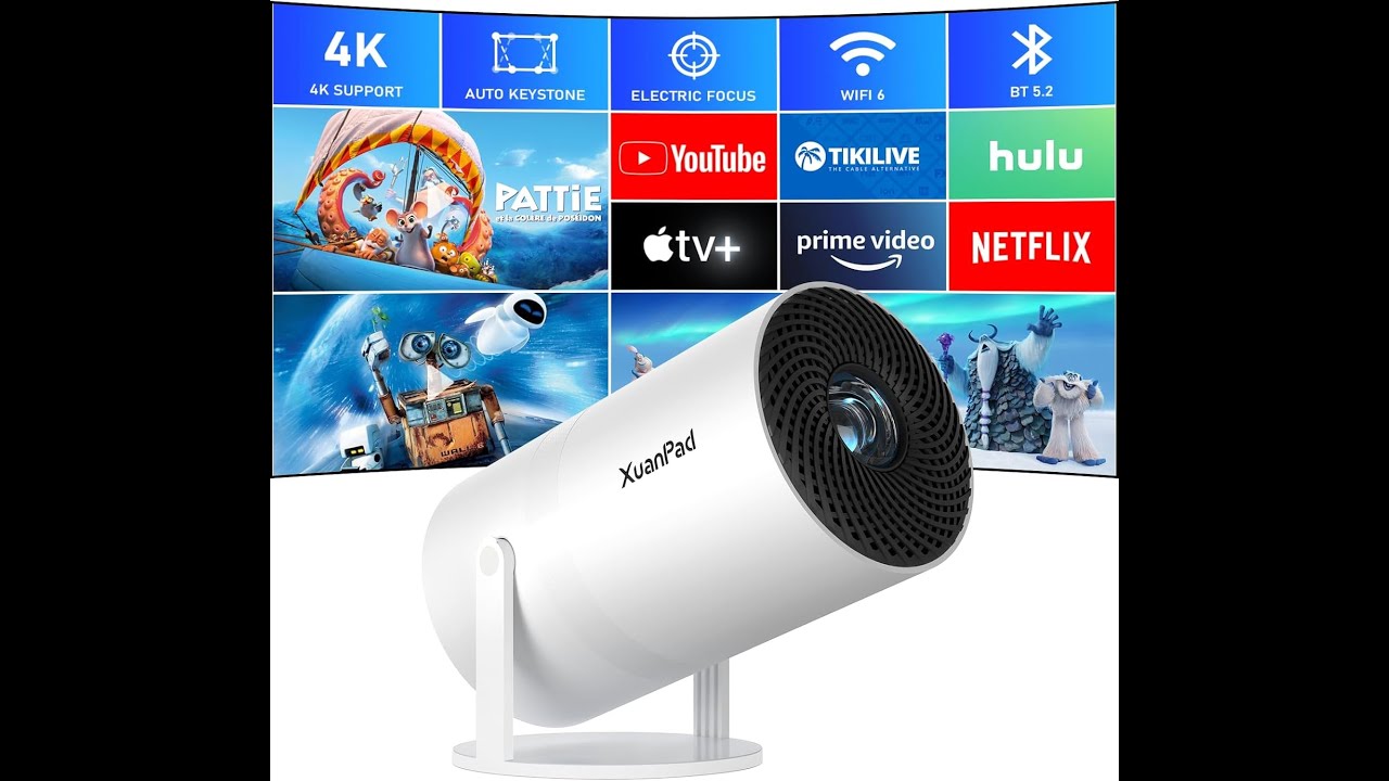 Xuanpad Electric Focus Mini Projector Review – Pros & Cons - WiFi