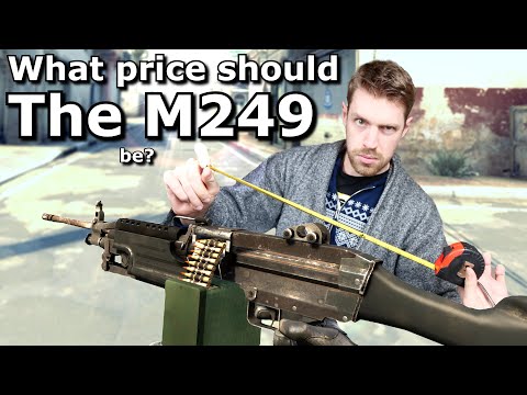 تصویری: قیمت m249 چقدر است؟