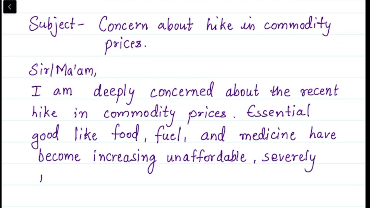 Write a letter to the EDITOR of a newspaper about price hike of commodities!!