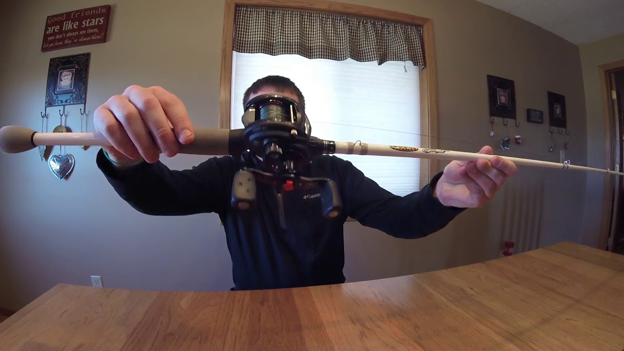 Duckett Ghost 7 foot medium heavy casting rod review YouTube