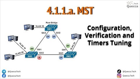 4.1.1.a Multiple Spanning-Tree Protocol (802.1s) - MST Timers Tuning, Configuration and Verification