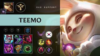 Teemo Support vs Pyke - KR Master Patch 26.08