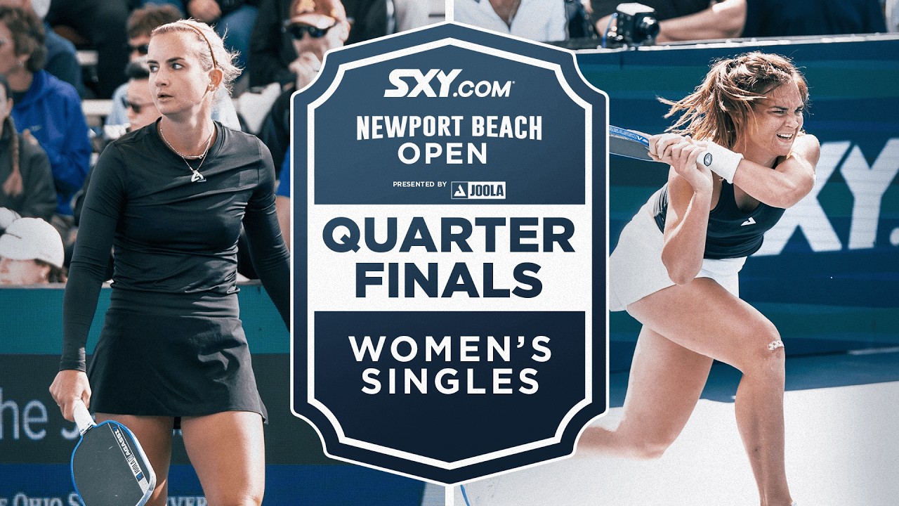Kate Fahey vs Lea Jansen at the SXY Newport Beach Open