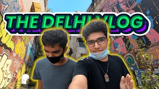 EXPLORING DELHI (NCR) WITH HRISHAV AND OMI [ CP, HAUZ KHAS, CYBER HU ,KAROL BAGH ,GO CARTING ETC]