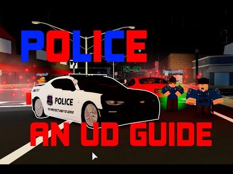 A Guide To Police In Ultimate Driving Roblox Youtube