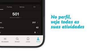 Como organizar seus filmes e séries no celular | App Filmow screenshot 1