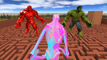 CURSED SCP-096 VS HULK & RULK!? in Garry