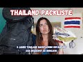 Backpacking packliste fr thailand  soa das brauchst du wirklich  sara isabel