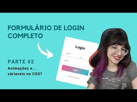 FORMULÁRIO DE LOGIN COM HTML E CSS [PARTE #2] - form de login com javascript e validação de input