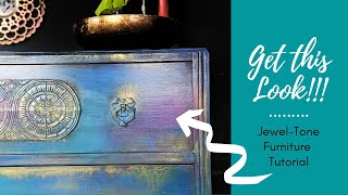 How to Paint JewelTone Boho Furniture | Furniture Painting Tutorial