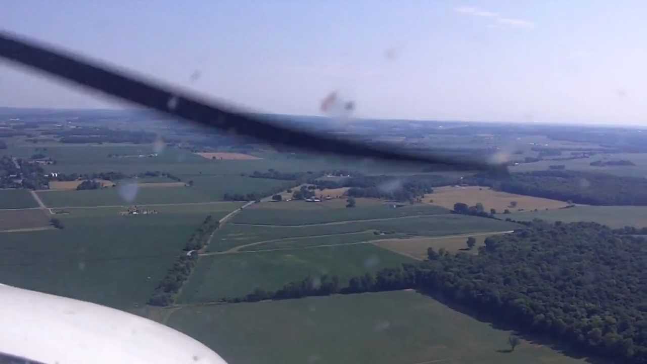 Approaching Grimes Field Municipal Airport, Urbana, OH YouTube