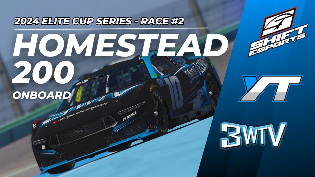 iRacing Elite Cup Series | Race #2 Homestead Miami - YouTube