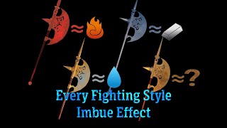 Every Fighting Style Imbue Effect - Arcane Odyssey