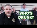 Retired Police Officer Guesses Who's Drunk Out Of A Lineup